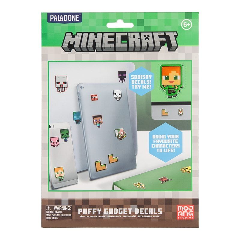 PALADONE MINECRAFT PUFFY GADGET NALEPKE 5056577734423