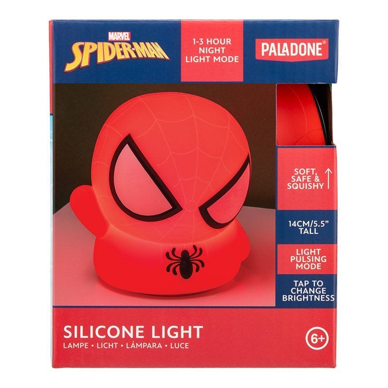 PALADONE SPIDERMAN SILICONE svetilka s polnilno baterijo 5056577740684