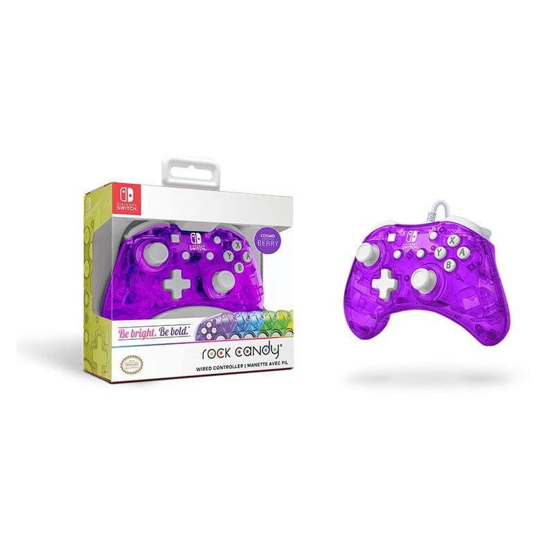 PDP NINTENDO SWITCH ROCK CANDY MINI COSMOBERRY žični kontroler vijolične barve 708056066598