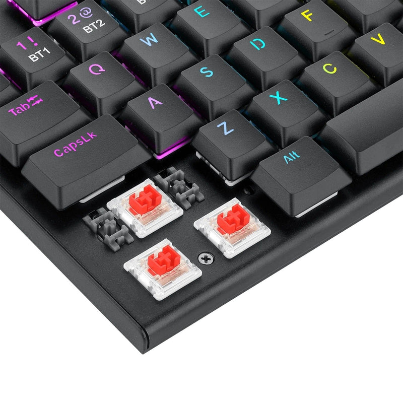 REDRAGON HORUS PRO K618RGB-PRO WIRED & 2.4G & BT RED SWITCH TIPKOVNICA 6750376721044