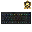 REDRAGON HORUS TKL K621W RGB MEHANSKA ŽIČNA/BREZŽIČNA TIPKOVNICA, RDEČA STIKALA 6950376706539