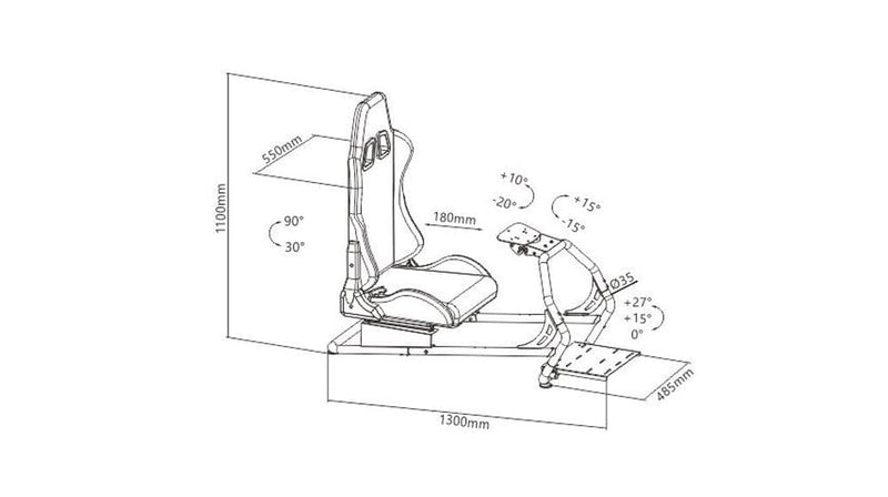 SPAWN RACING SIMULATOR kokpit LITE 8605042603497