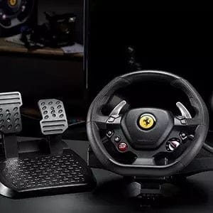 THRUSTMASTER T80 FERRARI 488 GTB EDITION RACING WHEEL PC/PS4/PS5 3362934110314