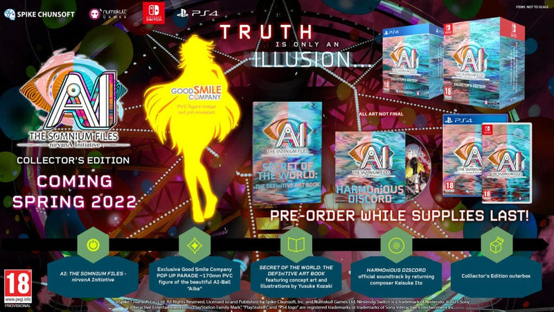 AI: THE SOMNIUM FILES - nirvanA Initiative - Collector's Edition (Nintendo Switch) 5056280436102