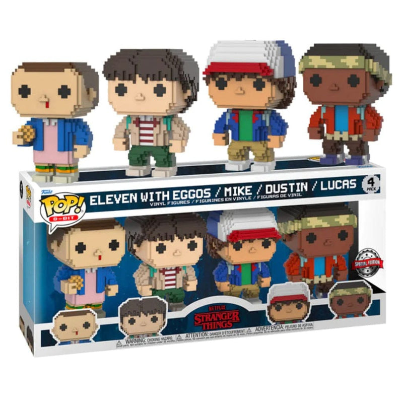 FUNKO 8 BIT POP: STRANGER THINGS 4PK 889698637299