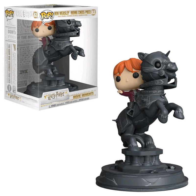 FUNKO MOVIE MOMENT: HP S5 - RON RIDING CHESS PIECE 889698355186