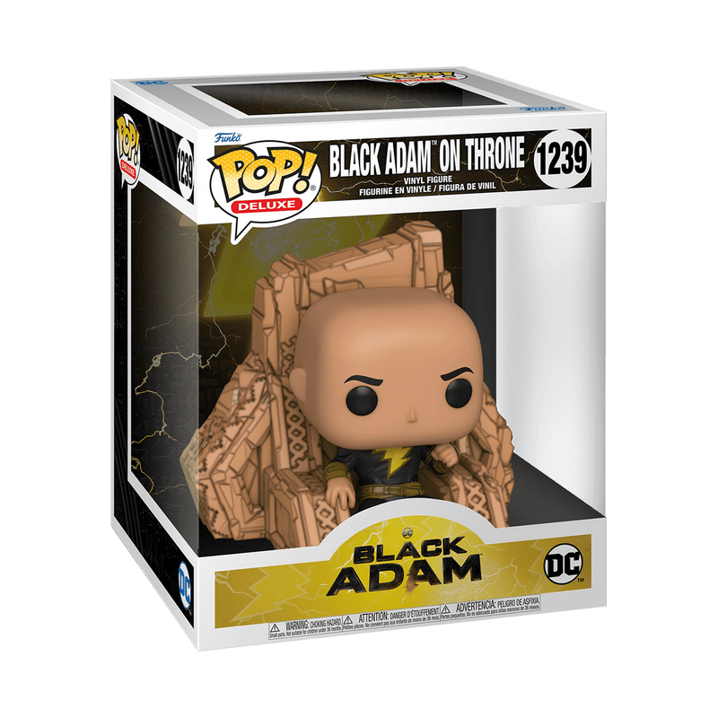 FUNKO POP DELUXE: BLACK ADAM - BLACK ADAM ON THRONE 889698641876