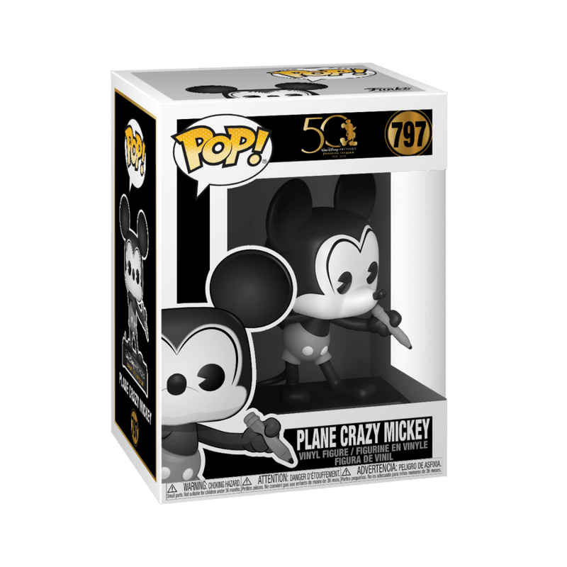 FUNKO POP DISNEY: ARCHIVES - PLANE CRAZY MICKEY 889698498890