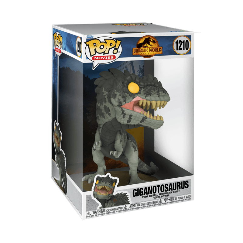 FUNKO POP JUMBO: JW3 - GIGANOTOSAURUS 889698553780