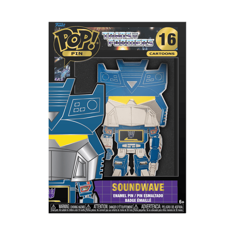 FUNKO POP PIN: TRANSFORMERS: SOUNDWAVE 671803409491