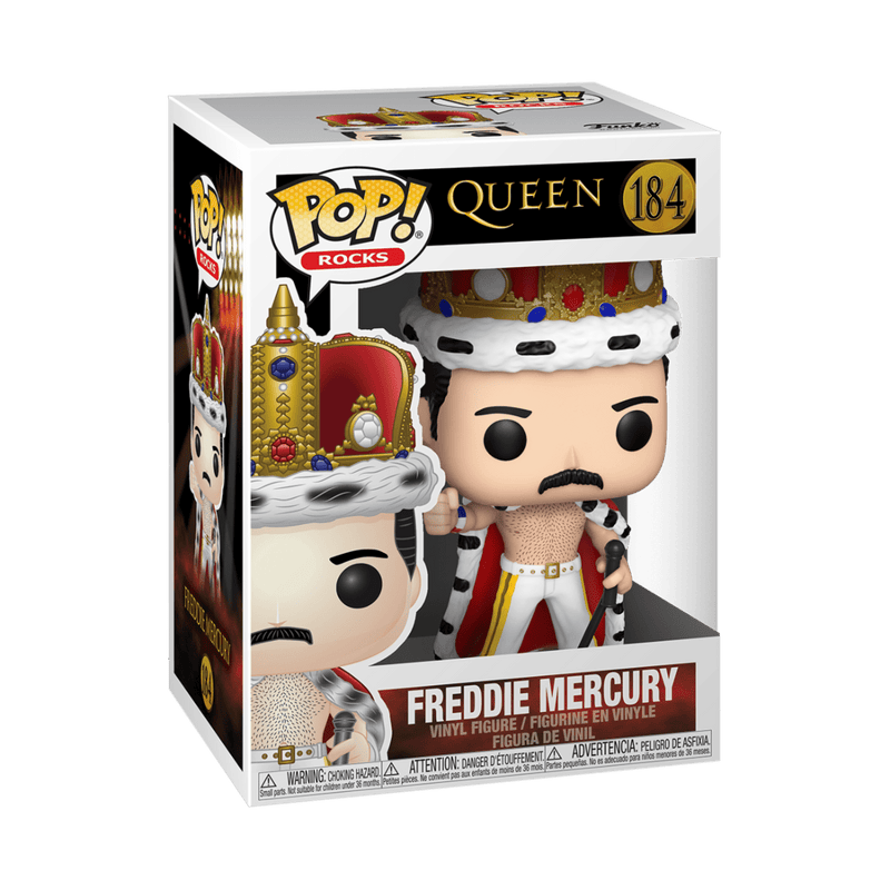 FUNKO POP ROCKS: QUEEN - FREDDIE MERCURY KING 889698501491