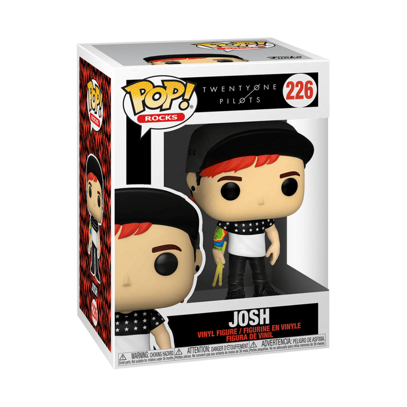 FUNKO POP ROCKS: TWENTY ONE PILOTS -"STRESSED OUT" JOSHUA DUN 889698567305