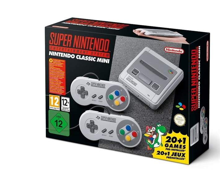 IGRALNA KONZOLA NINTENDO SNES CLASSIC MINI 045496343361