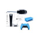 Komplet Playstation 5 + CAMERA + DUALSENSE CONTROLLER  STARLIGHT BLUE+ COVER ICE BLUE 9999719700237