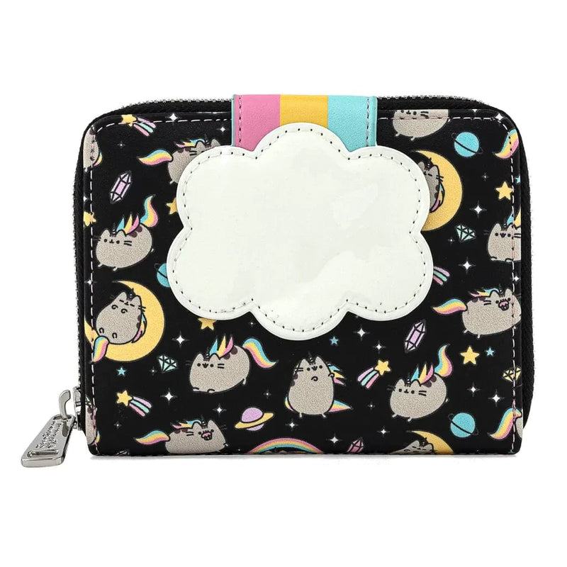 LOUNGEFLY PUSHEEN RAINBOW UNICORN  ZIP AROUND DENARNICA 671803364769