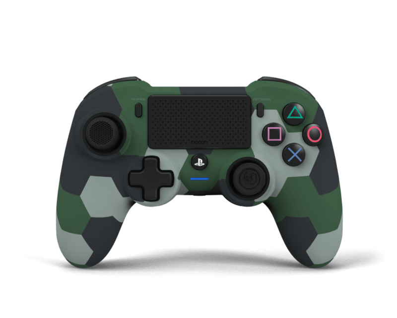 NACON PS4 ASYMMETRIC WIRELESS CONTROLLER GREEN CAMO IGRALNI PLOŠČEK 3665962010114