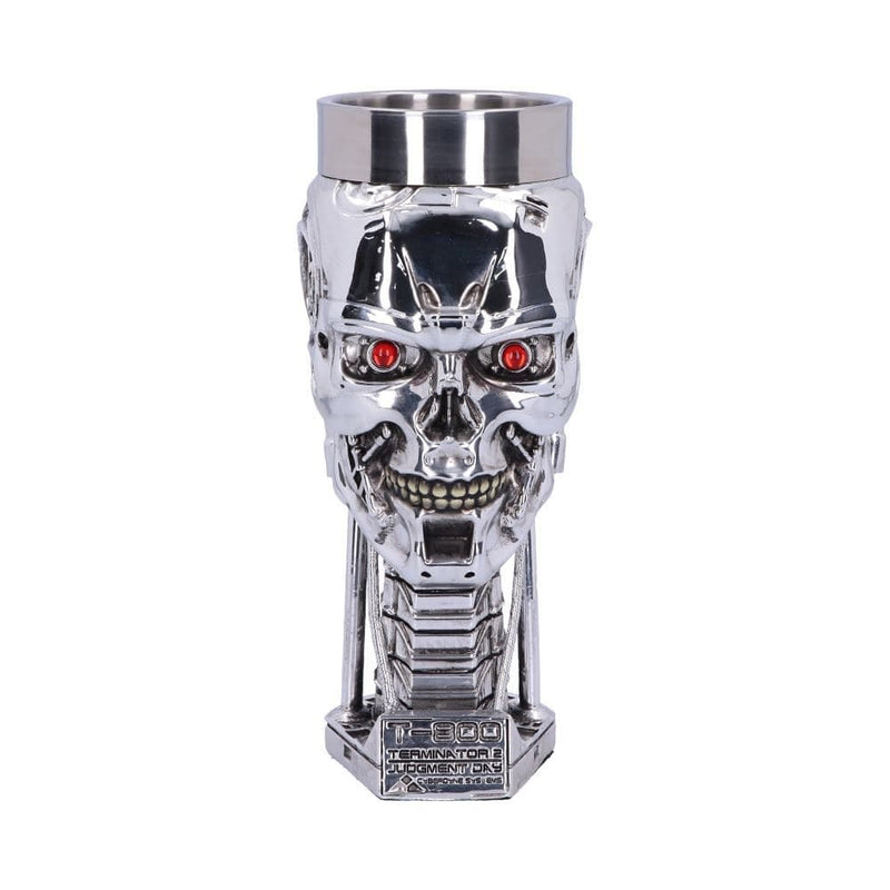 NEMESIS NOW TERMINATOR 2 HEAD GOBLET 17CM KELIH 801269098971