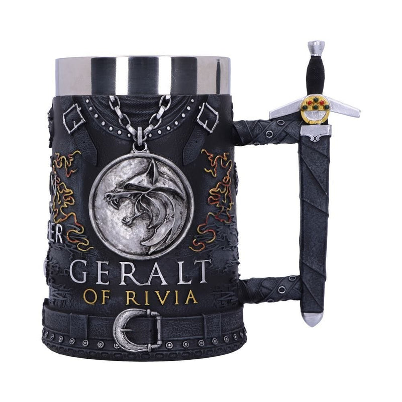 NEMESIS NOW THE WITCHER GERALT OF RIVIA TANKARD 15.5CM VRČ 801269146979