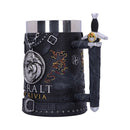 NEMESIS NOW THE WITCHER GERALT OF RIVIA TANKARD 15.5CM VRČ 801269146979