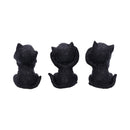 NEMESIS NOW THREE WISE KITTIES 8.8CM FIGURICE 801269142247