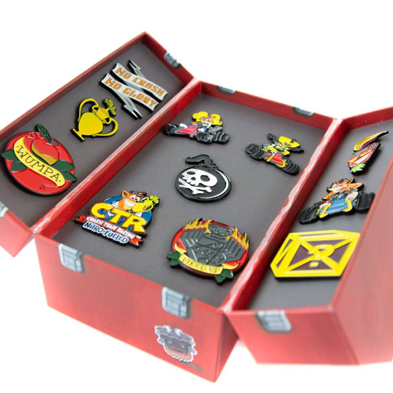 Official Crash Team Racing Nitro-Fueled Toolbox Pin Set 5056280406884