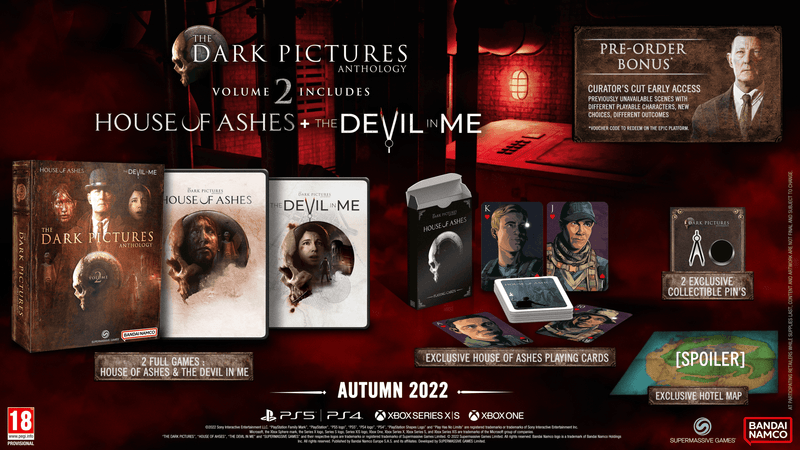 PS4 THE DARK PICTURES ANTHOLOGY: VOLUME 2 - LIMITED EDITION (Playstation 5) 3391892023855