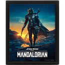 PYRAMID STAR WARS: THE MANDALORIAN (NIGHTFALL) - OKVIRJENA SLIKA 5056480303297