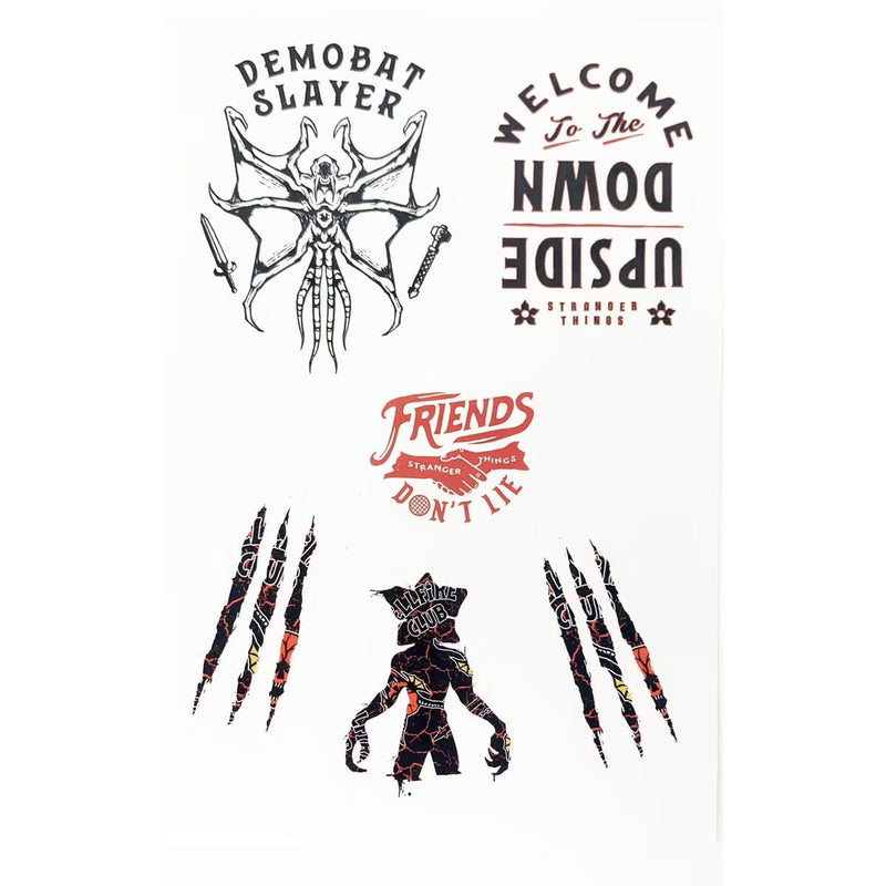 PYRAMID STRANGER THINGS 4 (UPSIDE DOWN BATTLE) TECH STICKERS 5050293474564