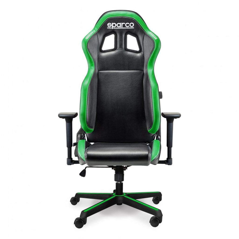 SPARCO ICON gaming stol črno - zelene barve 8033280303709